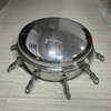 SS316L DN600 Sanitary Stainless Steel Manhole Cover Hygiene Mirror Polishing Outward Round Pressure Tank Manways with EPDM Seal