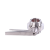 DN25 RD52×1/6 Sanitary Hygienic Stainless Steel Food Grade SS304 Manual Threaded Butterfly Valve with Stainless Steel Gripple Handle