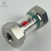 SS304 STAINLESS STEEL IMPELLER WATER FLOW INDICATOR VERTICAL PIPELINE GLASS SIGHT GLASS