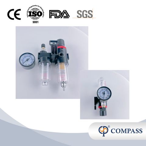 Made in China Sanitary Stainless Steel Filters AFR 2000 Copper Core Plastic and Iron 1/4'' Female Thread FL Reduced Pressure Filter 