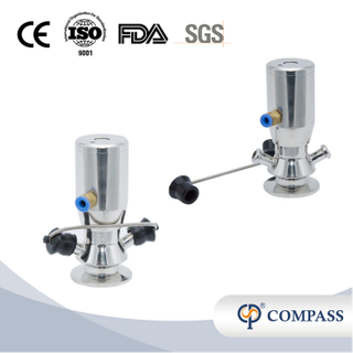 Air to AIr Pneumatic SGQK Tri Clamp High Quality Hygienic Sampling Valves