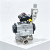 2'' SS316L Pneumatic Three-way T Port Tri-Clamp Ball Valve with 24V Solenoid Valve and Limit Switch and Pressure Reducing Valve
