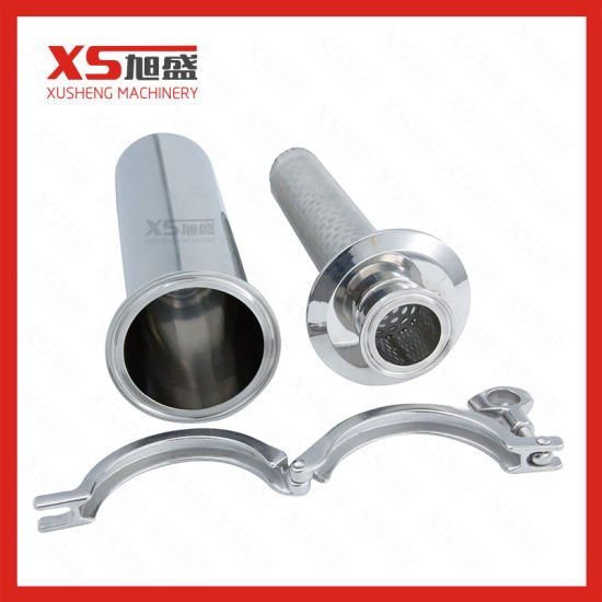 Stainless Steel Hygienic Butt-Weld Straight Filter Strainer