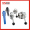 Stainless Steel Ss304 Pneumatic Actuator Triclamp Butterfly Valve (Air to Apring)