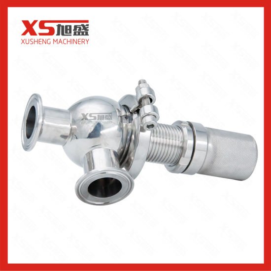 SS304 Stainless Steel Sanitary Hygienic Pressure Relief Valve