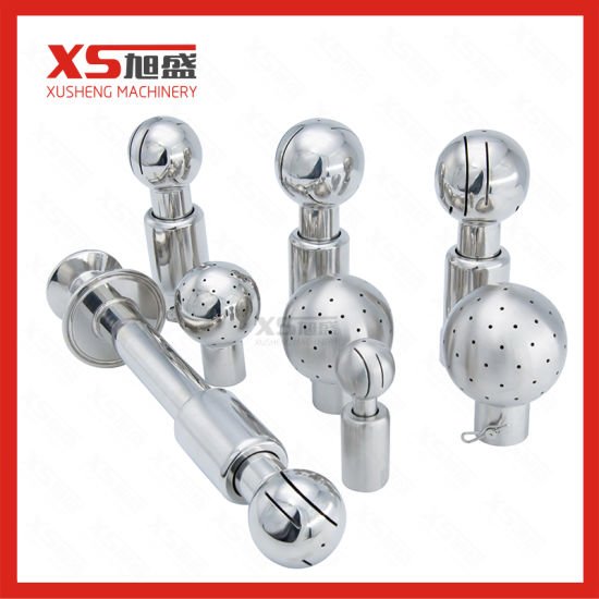 Stainless Steel Tank Cleaning CIP Rotary Spray Ball with Double Clamping