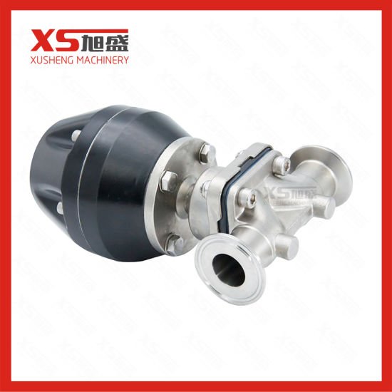 Stainless Steel Aseptic Pneumatic Diaphragm Valve with EPDM Membrane