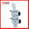 Sanitary Stainless Steel Manual Double Seat Valve