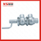 Sanitary Stainless Steel Manual Double Seat Valve