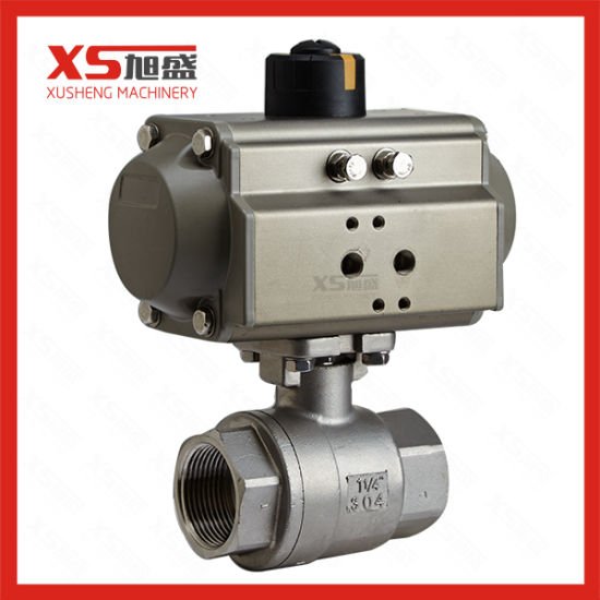 Sanitary Straight Clamp Ball Valve with Motor-Driven