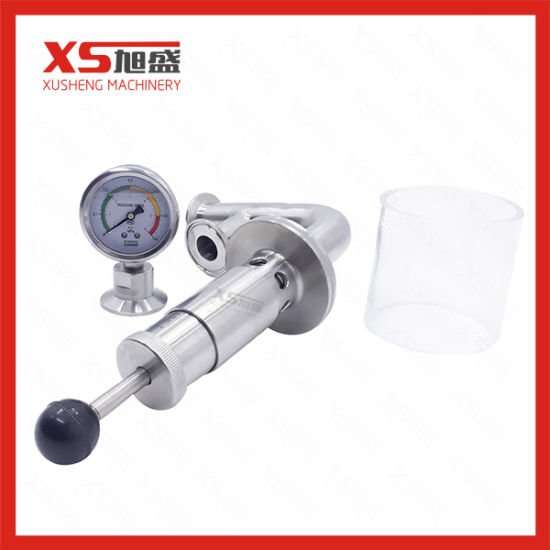 Sanitary Stainless Steel SS304/SS316L Exhause Air Release Valve with Glass