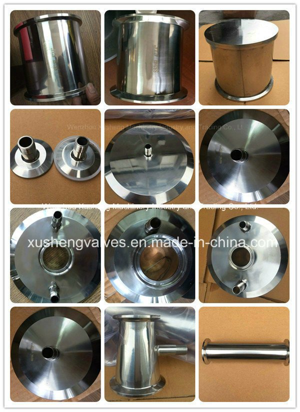 Sanitary Ss304 Tri Clamp Customized 12 Inch Cap with NPT Fittings