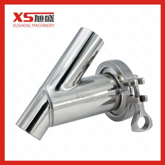 Dn32 Stainless Steel Ss304 Y Type Hygienic Clamping Strainer