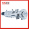 Sanitary Pneumatic Elbow Type Clamped Tank Bottom Seat Valve