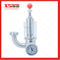 Stainless Steel SS316L Sanitary Elbow Bend Type Pressure Release Valve