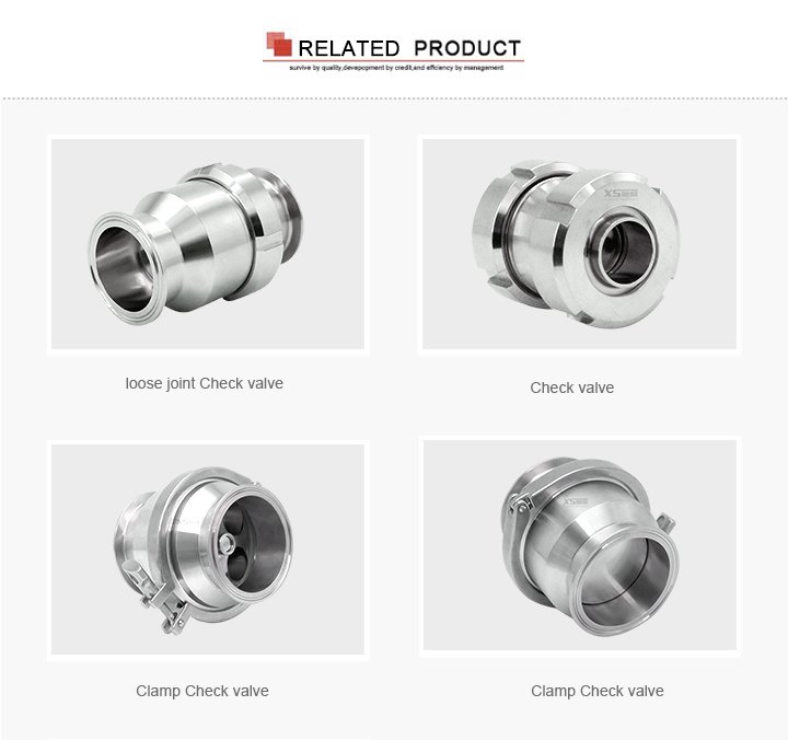 SS316L Stainless Steel Hygienic Clamping Check Valves