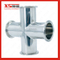 Hygienic Stainless Steel Tc Clamping Short Tee