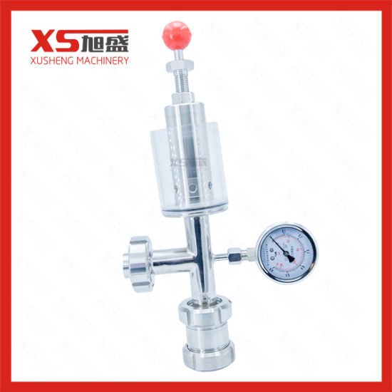 Sanitary Stainless Steel SS304 Cross Pressure Relief Valves