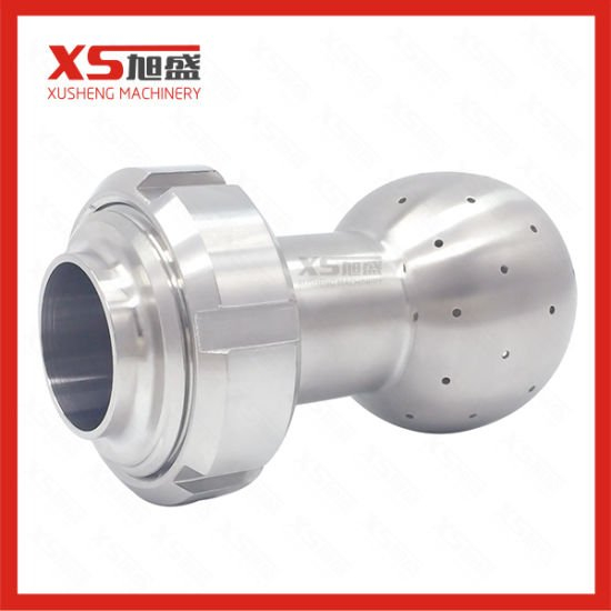 Stainless Steel Hygienic Static Spray Nozzle with Union Assembly