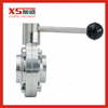 50.8mm Stainless Steel AISI304 Hygienic SMS Welding Butterly Valves