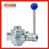 38.1mm Stainless Steel SS316L SMS Hygienic Sanitary Butterfly Valves