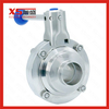 25.4mm Stainless Steel Ss304 Sanitary SMS Butterfly Valves