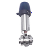 Sanitary Pneumatic Thread Butterfly Valves with Intelligent Control 