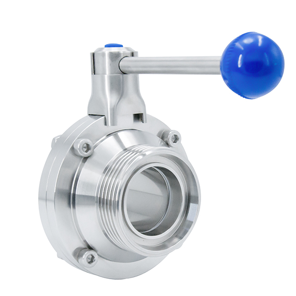  SS304 316L stainless steel valve manual butterfly type ball valve for flow control