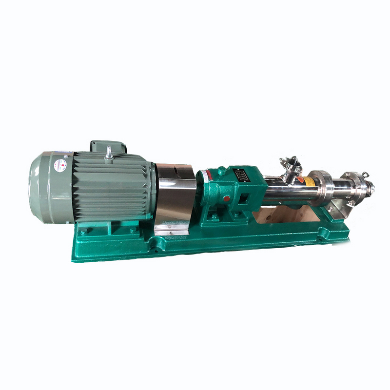 6bar Stainless Steel Sanitary Hygienic One Stage Single Screw Pump with Gear Motor 