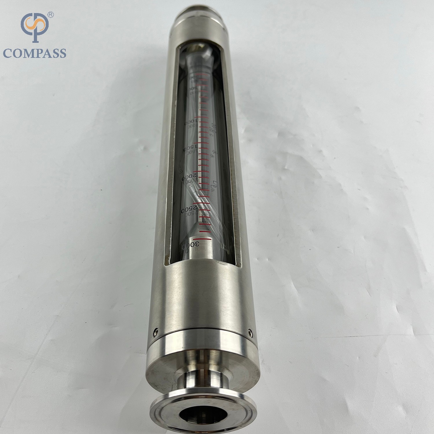 Sanitary SS316 Lzb-K30 Glass Rotor Flowmeter