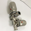 Three Way SS316L DN40 Pneumatic Diaphragm Valve with PTFE and EPDM Split Diaphragm