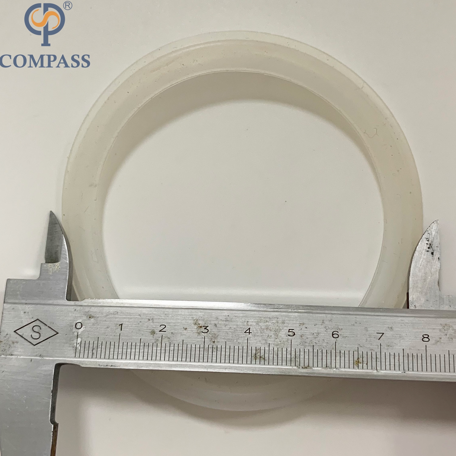 Clamp Transparent 2Inch Food Grade TC64MM Silicone Gasket without Lip