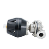 1Inch 25.4MM High Quality Sanitary Hygienic Stainless Steel SS316L Pneumatic SMS Clamp Straight Diaphragm Vavle with Lagre Plastic Pneumatic