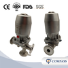 1/2 Inch 12.7MM High Quality Sanitary Hygienic Stainless Steel SS316L Pneumatic SMS Clamp Three-ways Diaphragm Vavle 