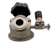1/2Inch 12.7MM High Quality Sanitary Hygienic Stainless Steel SS316L Manual SMS Clamp Tank Bottom Diaphragm Vavle with Sampling Port