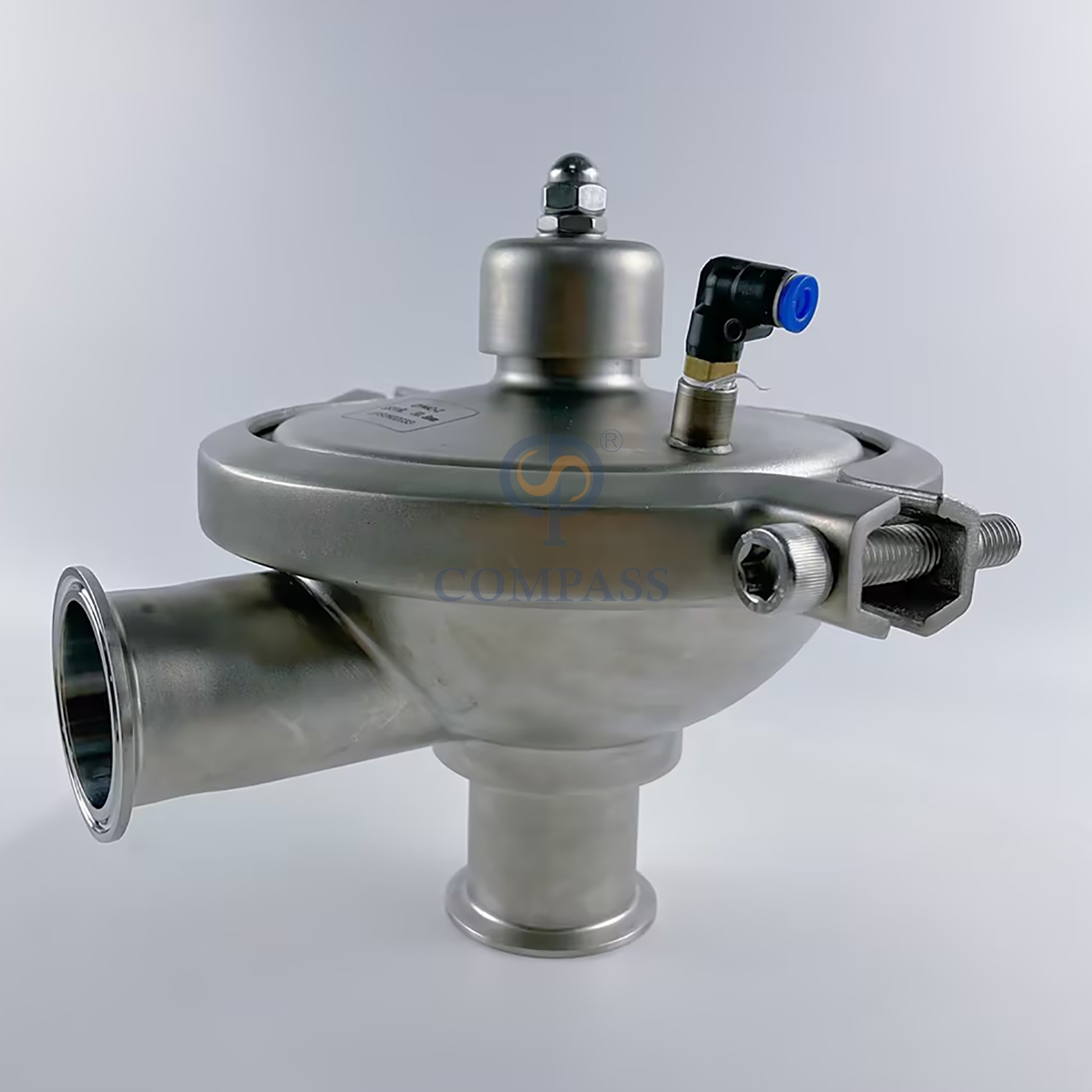 SMS CPM0-2 2'' TC64MM Sanitary Stainless Steel SS316L Adjustable Pressure Constant Pressure Valve for Water Treatment Liquid Gas