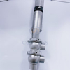 50.8MM Sanitary Stainless Steel 316L 21 Model LL Type Pneumatic Three-Way Weld Diverter Valve with Intelligent Valve Positioner