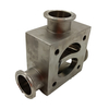 50.8MM*50.8MM High Quality Sanitary Hygienic Stainless Steel SS316L Manual SMS Weld Three-ways Forge Diaphragm Valve