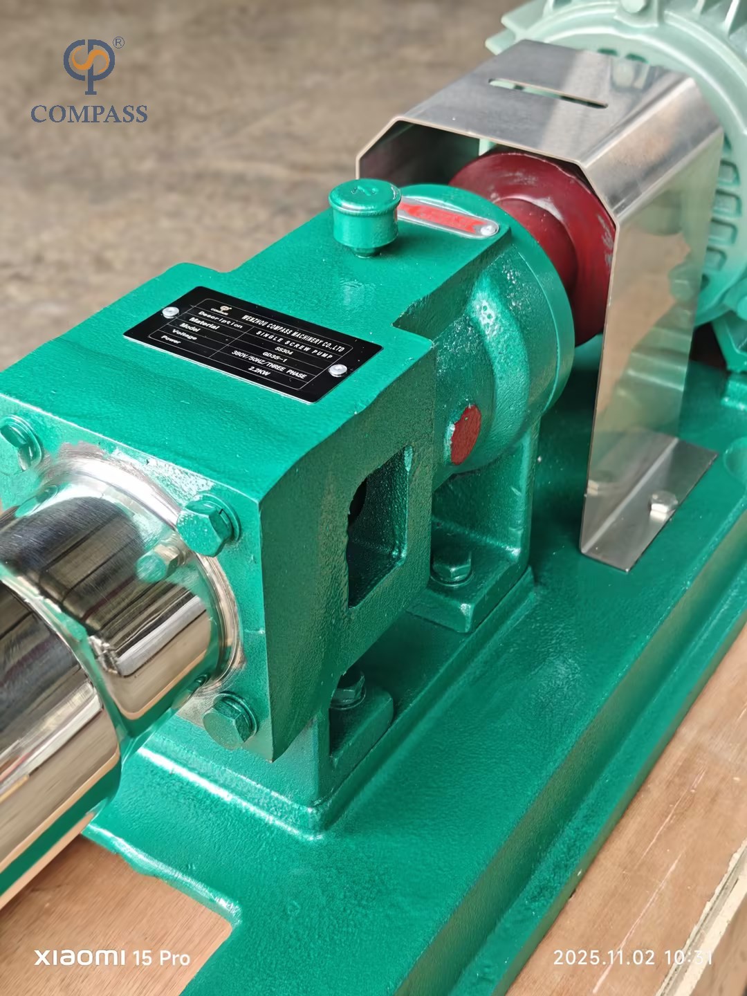 GD35-1 SS304 STAINLESS STEEL SINGLE SCREW PUMP