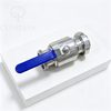 New Arrival Food Grade SS316L DN65 Sanitary Stainless Steel Medium Pressure DIN Manual Straight Union-male thread Ball Valve with PTFE
