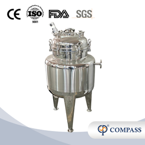  SS316L Sanitary 50L Steam Jacketed Mixing Tank with Insulation Layer