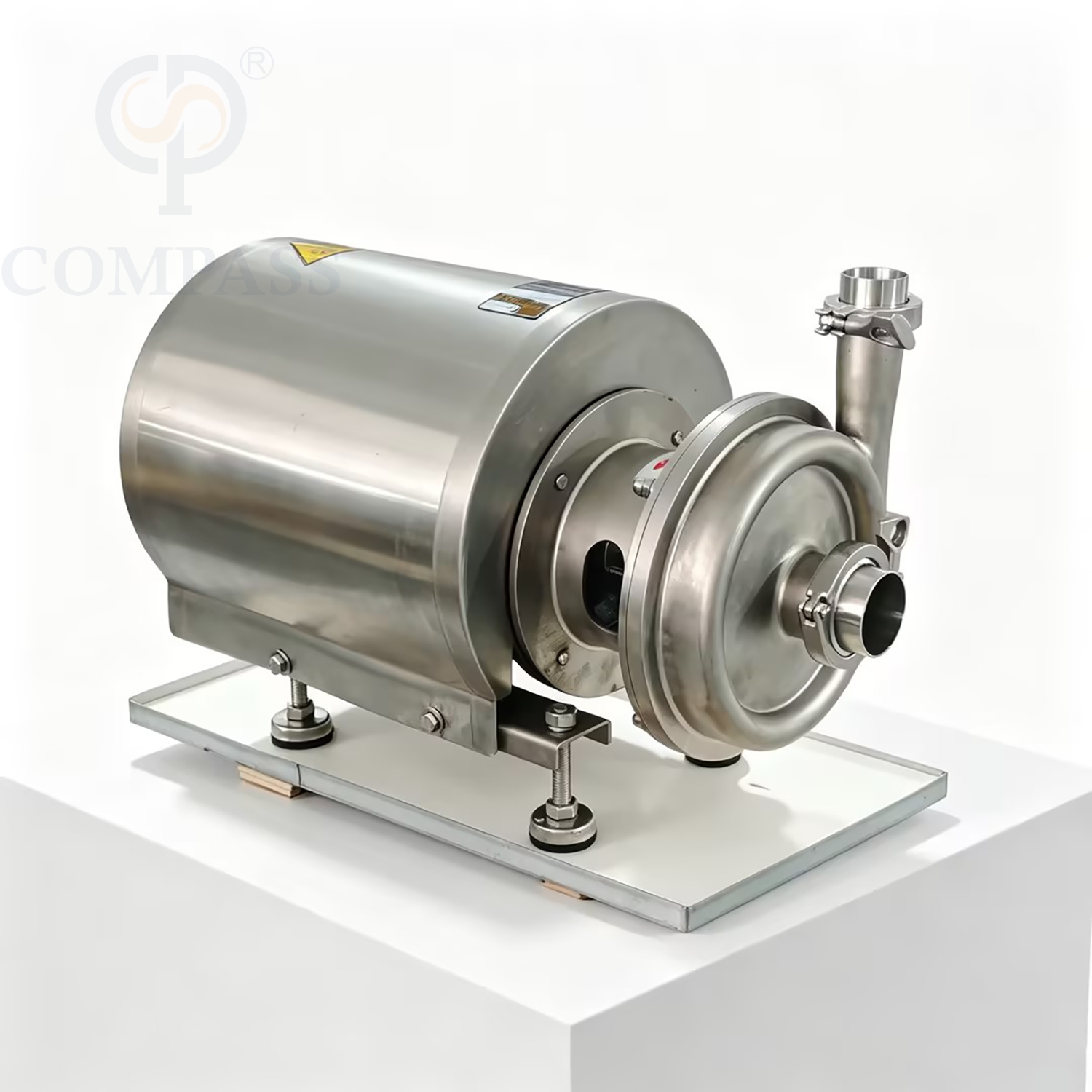 KSCP-10T-24M-2.2KW Sanitary Hygienic Food Grade SS304 OEM 415V Electric Centrifugal Pump with Round Motor Protection Cover