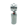 3/4inch 25.2mm Sanitary Hygienic Stainless Steel Food Grade SS304 Male Thread Straight Pneumatic Butterfly Valve 