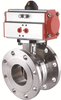 1/2inch 12.7mm Sanitary Hygienic Stainless Steel Food Grade SS304 Pneumatic Flanged Butterfly Valve with Pneumatic Actuator 