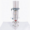 SS316L DN40 Sanitary Stainless Steel 21 Model LL Type Pneumatic Butt Weld Diverter Valve with Intelligent Valve Positioner