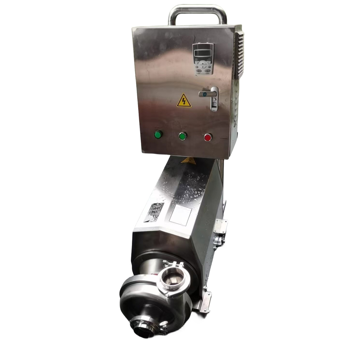KSCP-15-24-3 Sanitary Hygienic Stainless Steel Square Centrifugal Pump With Inverter and Control Box