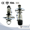 SS316L T22 Intelligent Pneumatic Double Seats Mix-proof Valve