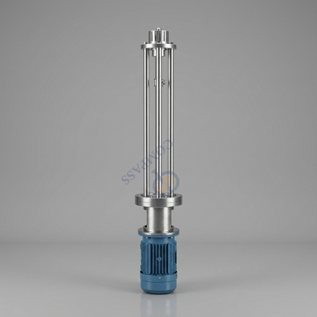 SS316L 2.2KW Intermittent High Shear Dispersing Emulsifier for Mixing Pigments