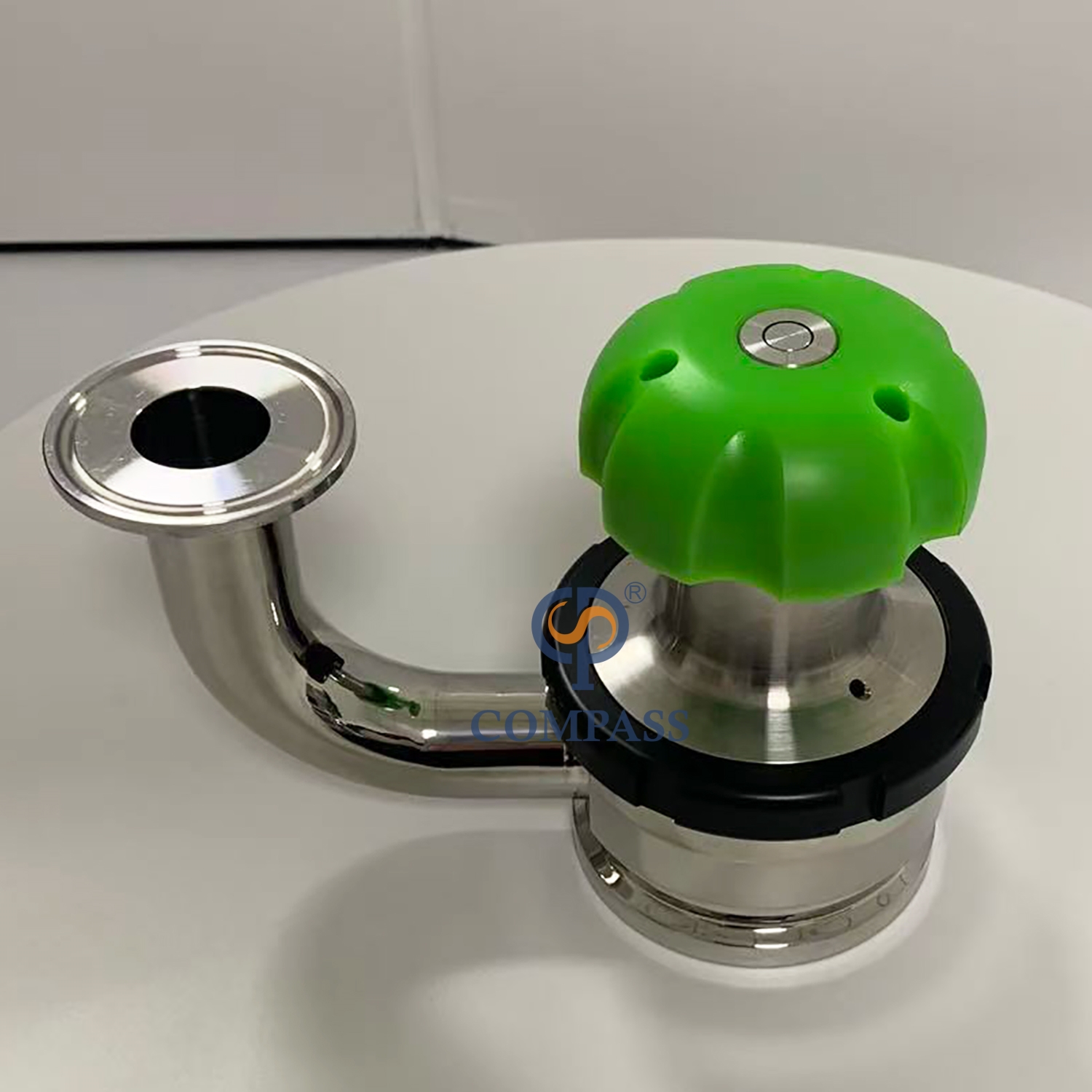1Inch Manual Clamp TC50.5MM SS316L Tank Flush Bottom Valves with Handwheel