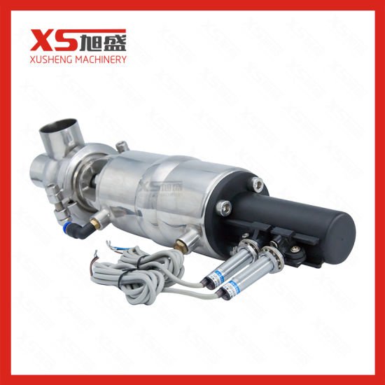 Stainless Steel Sanitary Pneumatic Divert Single Seat Valve